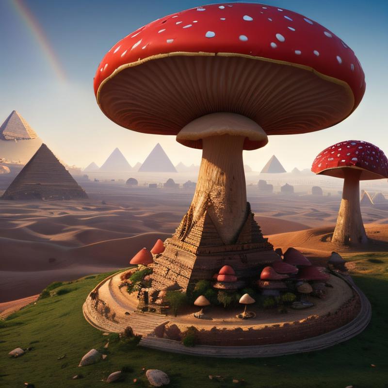 00231-317179958-masterpiece, intricate photo, precisely detailed giant mushrooms with reddish caps and pyramids in egypt, background enchanted s.jpg